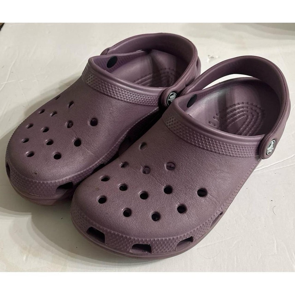 Purple Crocs Classic, Clogs (Women's Size 9)